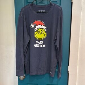 Life is Good Men’s Grinch Long Sleeve Shirt - XL